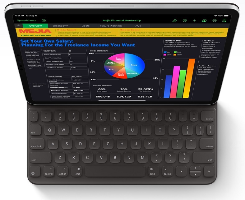 iPad Pro con Smart Keyboard Folio